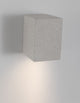 Fuento Außenwandleuchte H 12cm Beton IP65