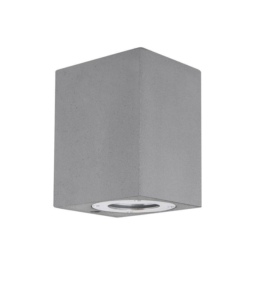 Fuento Außenwandleuchte H 12cm Beton IP65