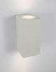 Fuento Außenwandleuchte H 18cm Beton IP65 in modernem Design, aus Beton und Glas, ideal für Außenbereiche.