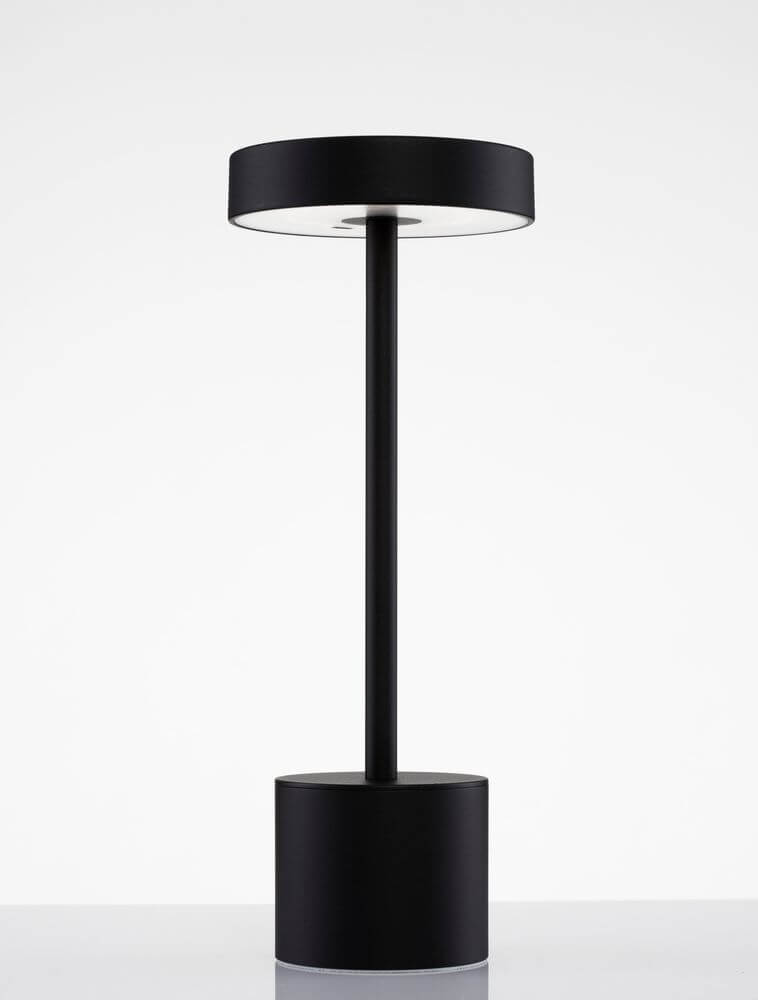 Fumo LED Außentischleuchte 3000K IP54 in elegantem Schwarz mit minimalistischen Design