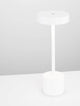 Fumo LED Außentischleuchte 3000K IP54 in minimalistischer, eleganter Gestaltung in Weiß