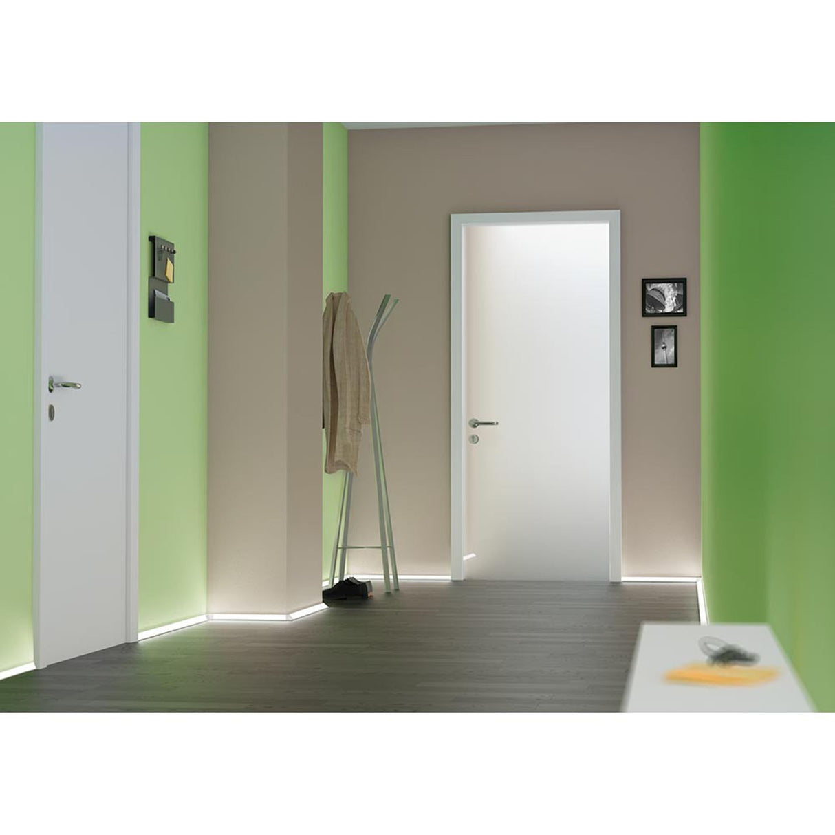 Function Delta Profil mit Diffusor 100cm Alu eloxiert Satin Alu