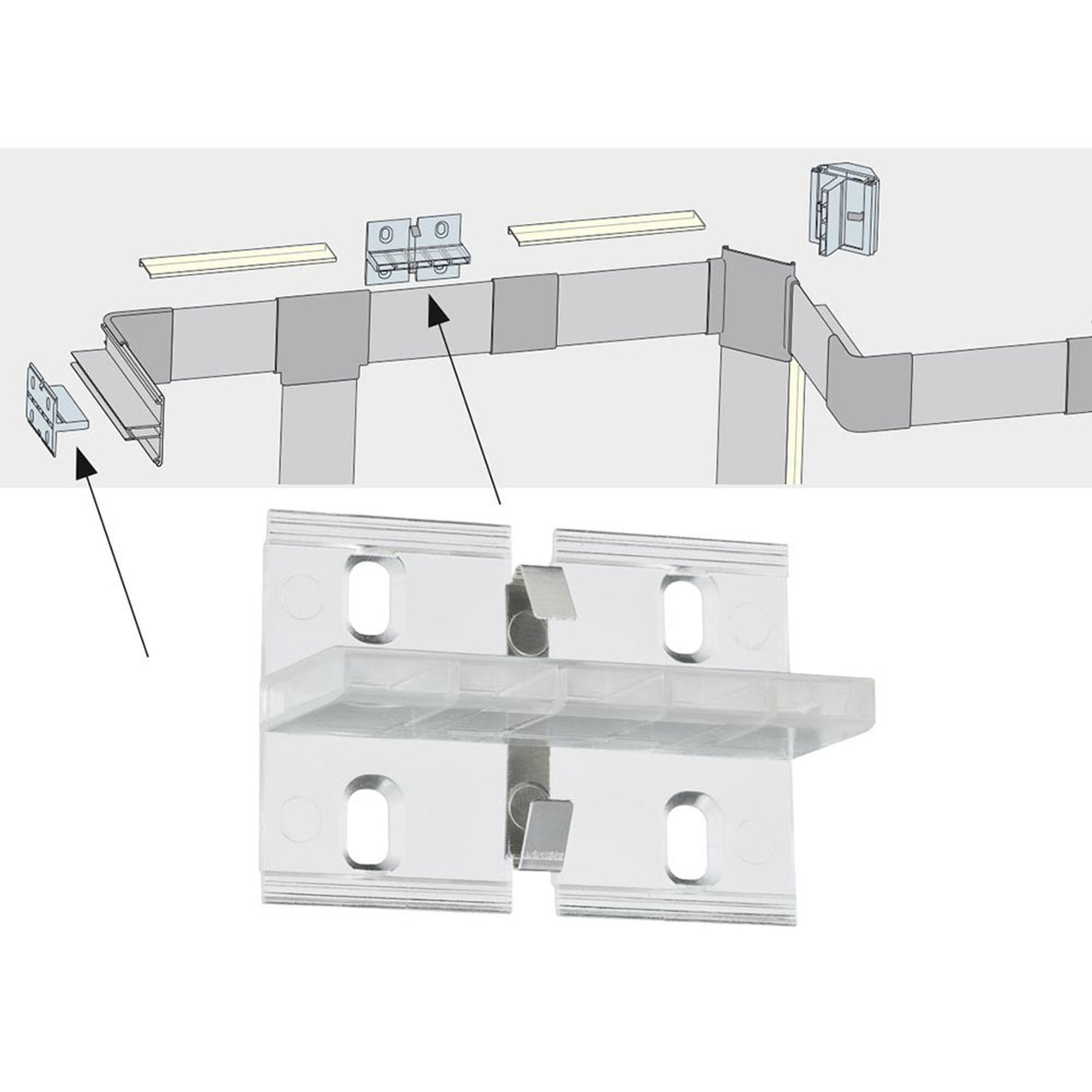 Function Duo Profil Fixture 4er Pack Transparent