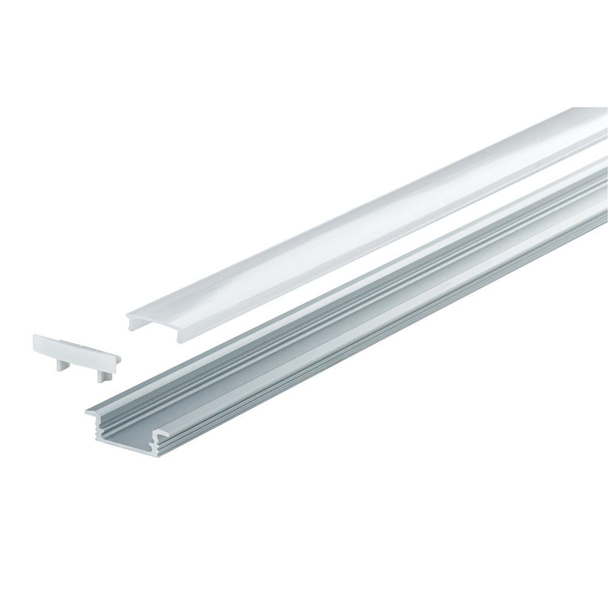 Function Floor Profil mit Diffusor 100cm Alu eloxiert Satin Alu