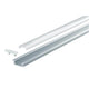 Function Floor Profil mit Diffusor 200cm Alu eloxiert Satin Alu für dekorative Lichtakzente und Orientierung.