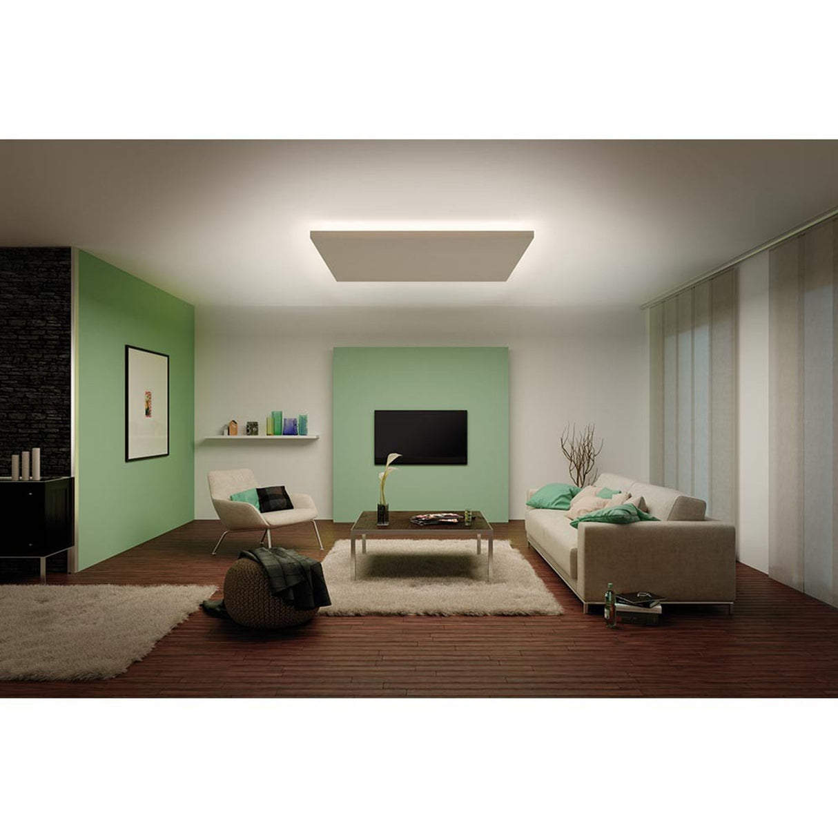 Function MaxLED 1000 Basisset 3m Warmweiß 40W 24V 75VA Silber