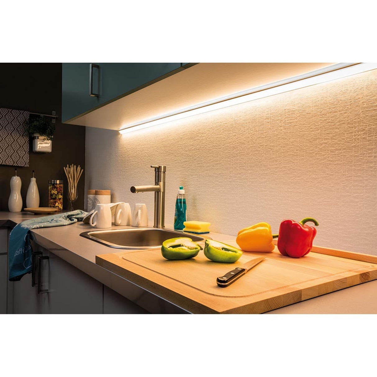 Function MaxLED 1000 Stripe 1m Warmweiß 13,5W 24V Silber