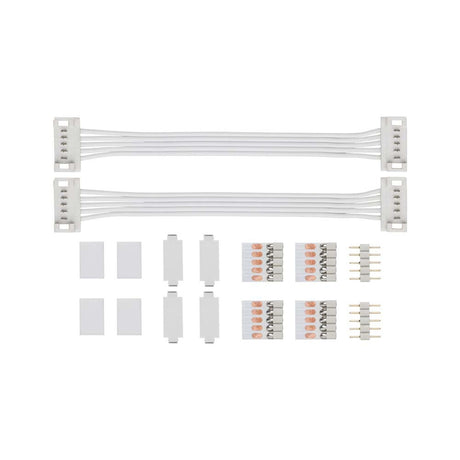 Function MaxLED Universal Connector 2er Pack Weiß für flexible Verbindung von gekürzten und ungekürzten LED-Strips