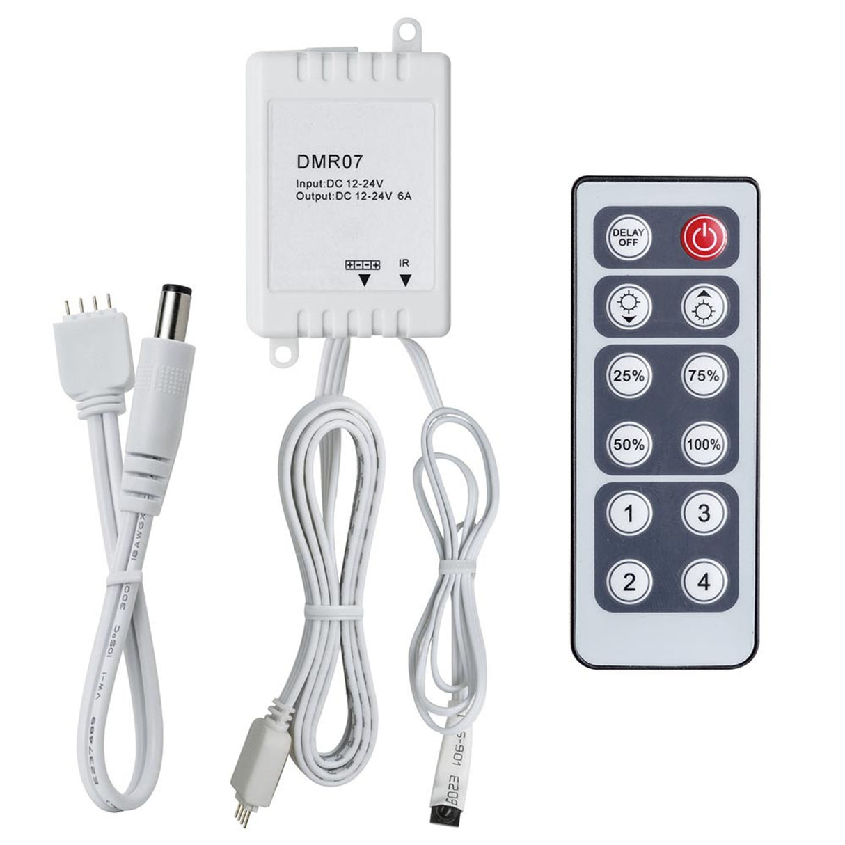 Function YourLED Dimm Switch Controller 12V DC mit IR Fernbedienung