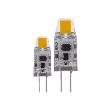 G4 LED 2er-Set Warmweiß 2700K 1,2W LED-Lampen im Set, warme LED-Beleuchtung für Energieeffizienz.