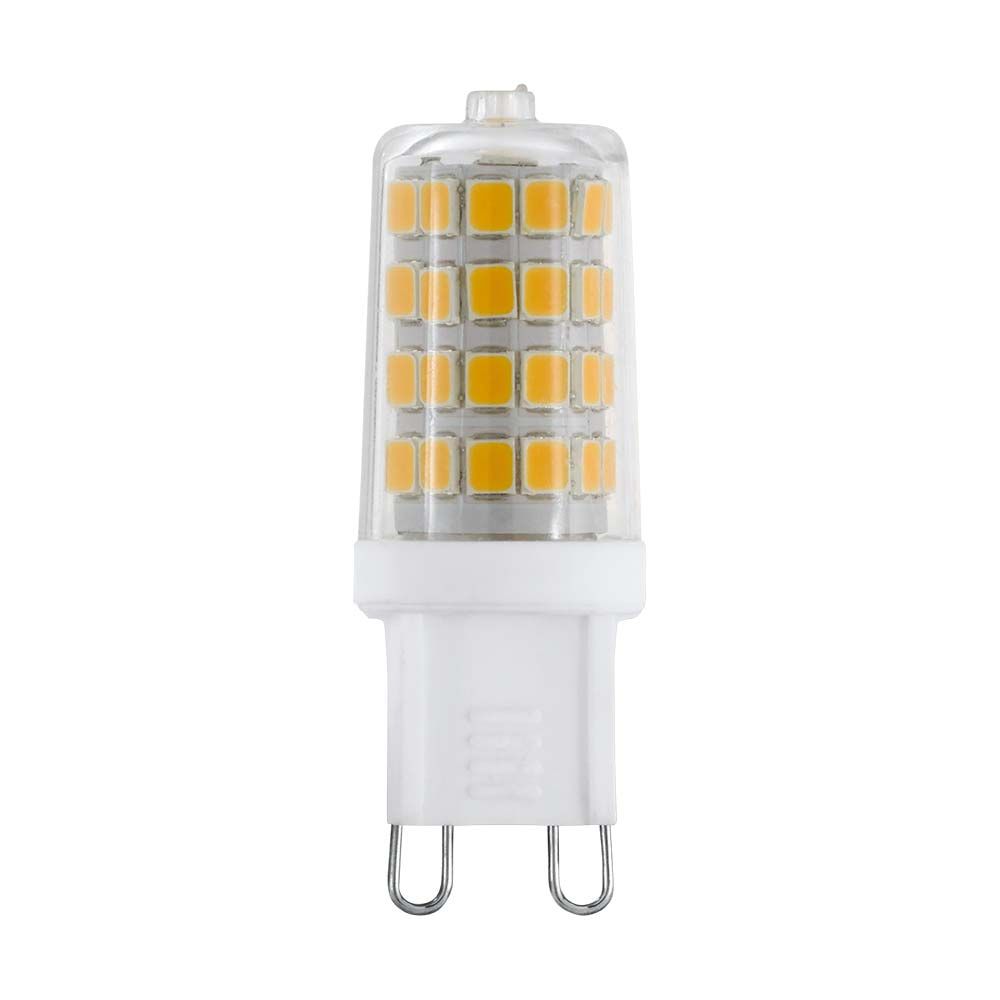 Set di 2 LED G9 bianco caldo 3000K 360lm 3W