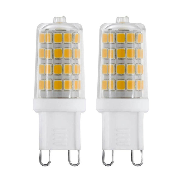 G9 LED 2er-Set Warmweiß 3000K 360lm 3W, LED-Stiftsockellampen für helle, effiziente Beleuchtung
