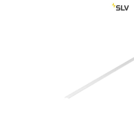 Grazia 10 Kunststoffabdeckung flache Ausführung 2m Satiniert, satinierte Abdeckung für GRAZIA 10 Einbau Profil