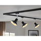 GU10 4,9W LED Reflektor mit 3 Stufen-Dimmer Schwarz, Gold 3000K