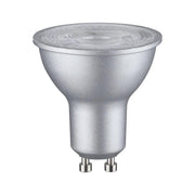 GU10 7W LED Reflektor Dimmbar Chrom-Matt, Paulmann, neutralweiß, für URail-Schienensystem