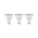 GU10 7W LED Reflektor 3er-Pack Weiß-Matt