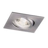 s.luce GU10 inbouwspot Prim draaibaar 230V mat aluminium