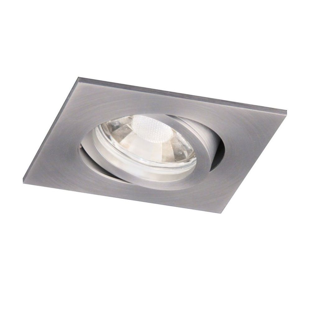 s.luce GU10 Einbaustrahler Prim schwenkbar 230V Alu-Matt