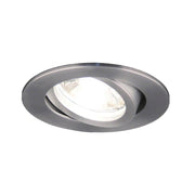 s.luce GU10 recessed spotlight True swiveling 230V matte aluminum in a minimalist design.
