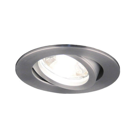 s.luce Faretto da incasso GU10 True orientabile 230V alluminio opaco