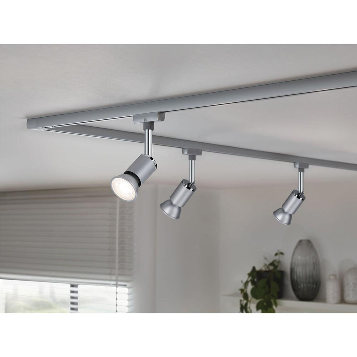 GU10 LED 7W Reflektor Dimmbar Chrom-Matt