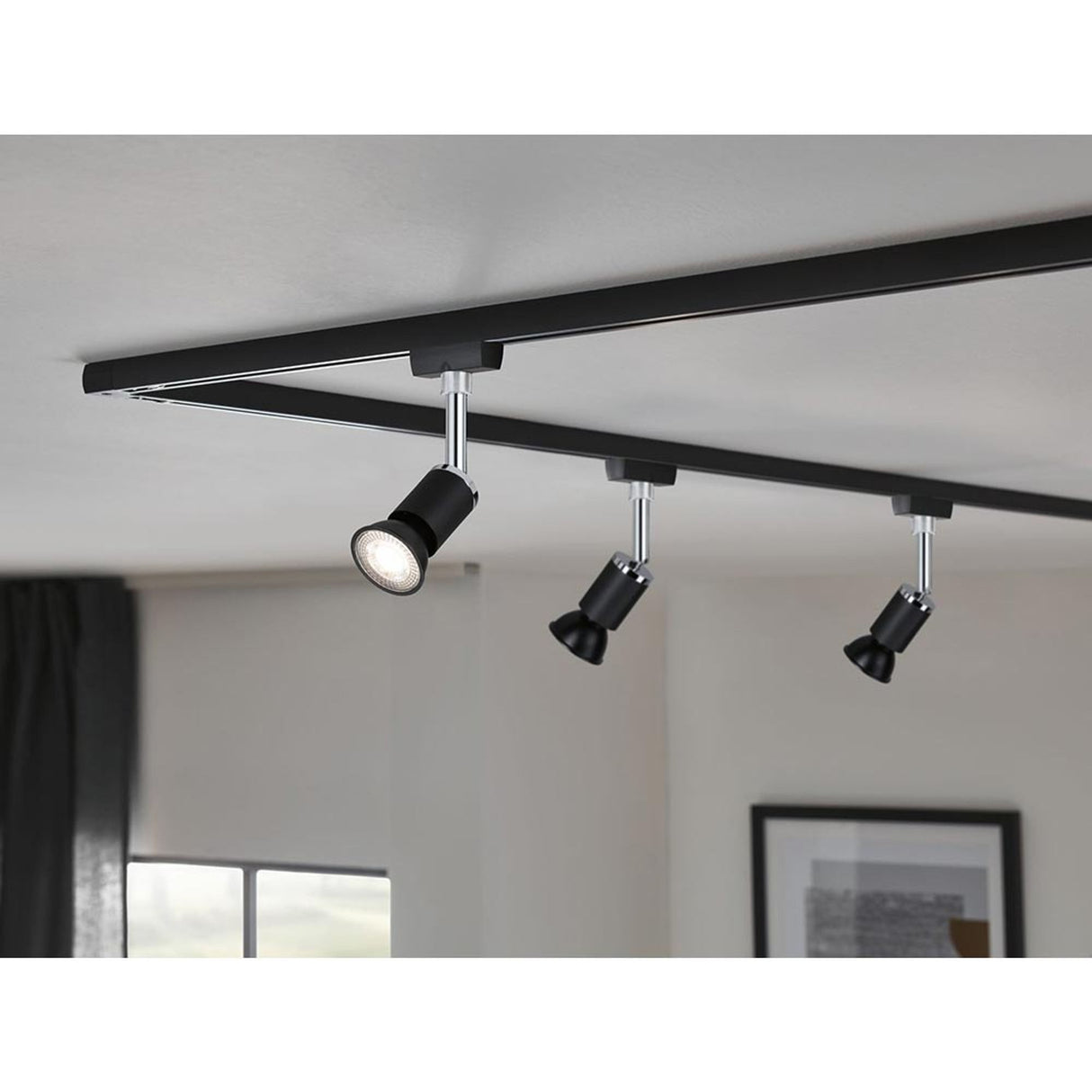 GU10 LED 7W Reflektor Dimmbar 2700K Schwarz-Matt