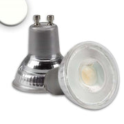 GU10 LED Strahler 5W 45° prismatisch neutralweiß dimmbar - Dimmable LED spotlight with excellent dimming behavior.