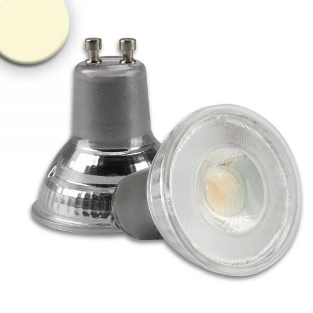 GU10 LED 45° prismático Blanco cálido 3000K 430lm 5W Regulable