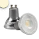 GU10 LED 45° prismatisch Warmweiß 3000K 430lm 5W Dimmbar