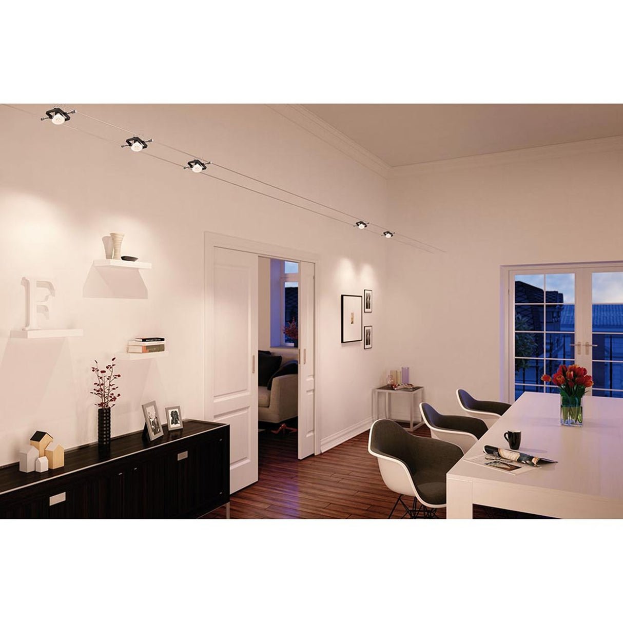 GU5,3 6,5W LED Reflektor 4000K Dimmbar Schwarz-Matt