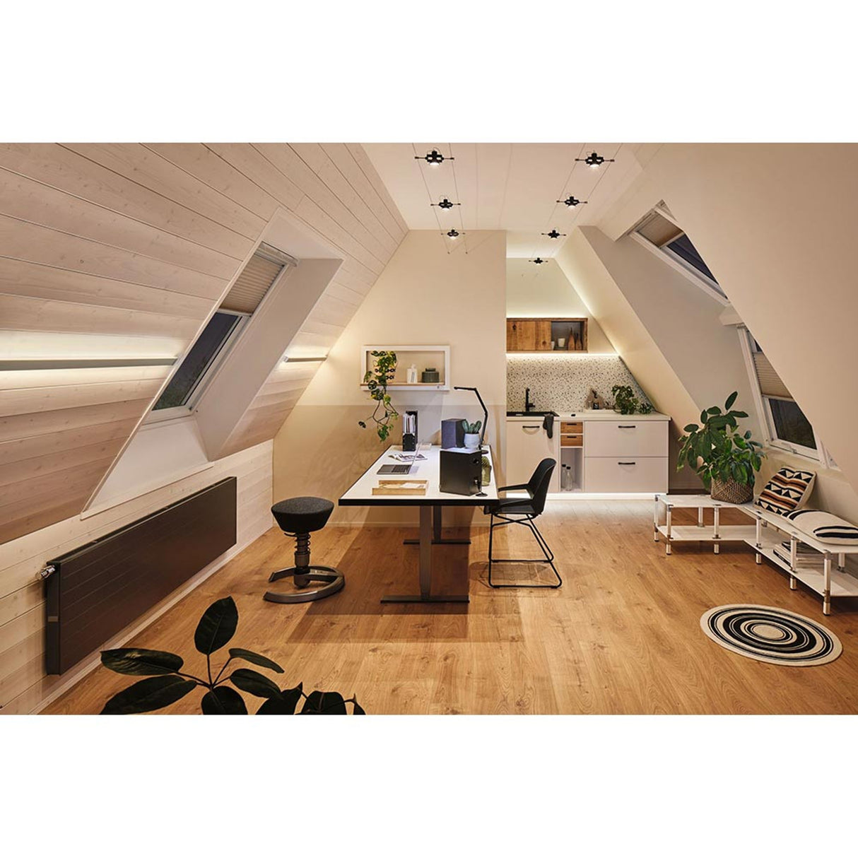 GU5,3 6,5W LED Reflektor 4000K Dimmbar Schwarz-Matt