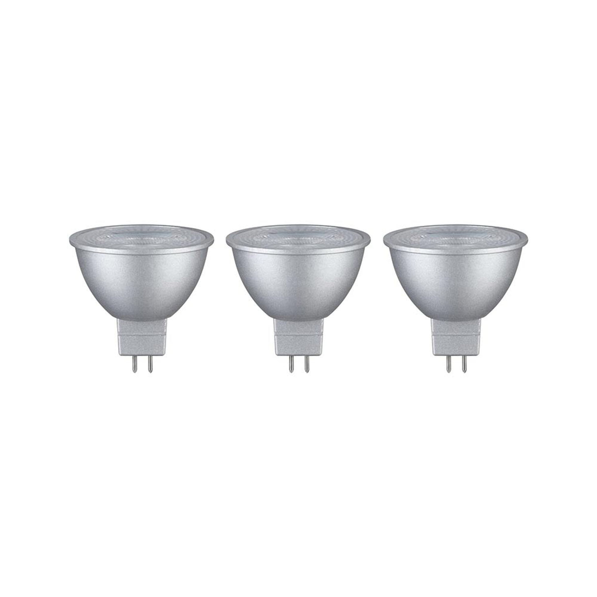 GU5,3 LED 3er Set 6W Reflektor Chrom 2700K