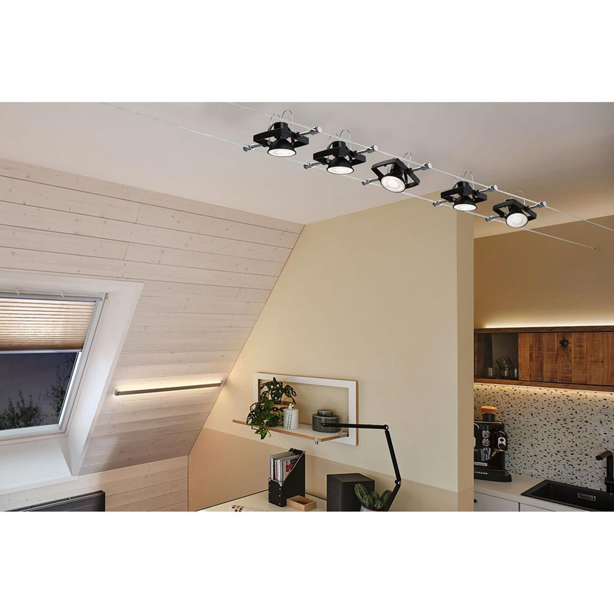 GU5,3 6W LED Reflektor 3er-Set Grau 2700K