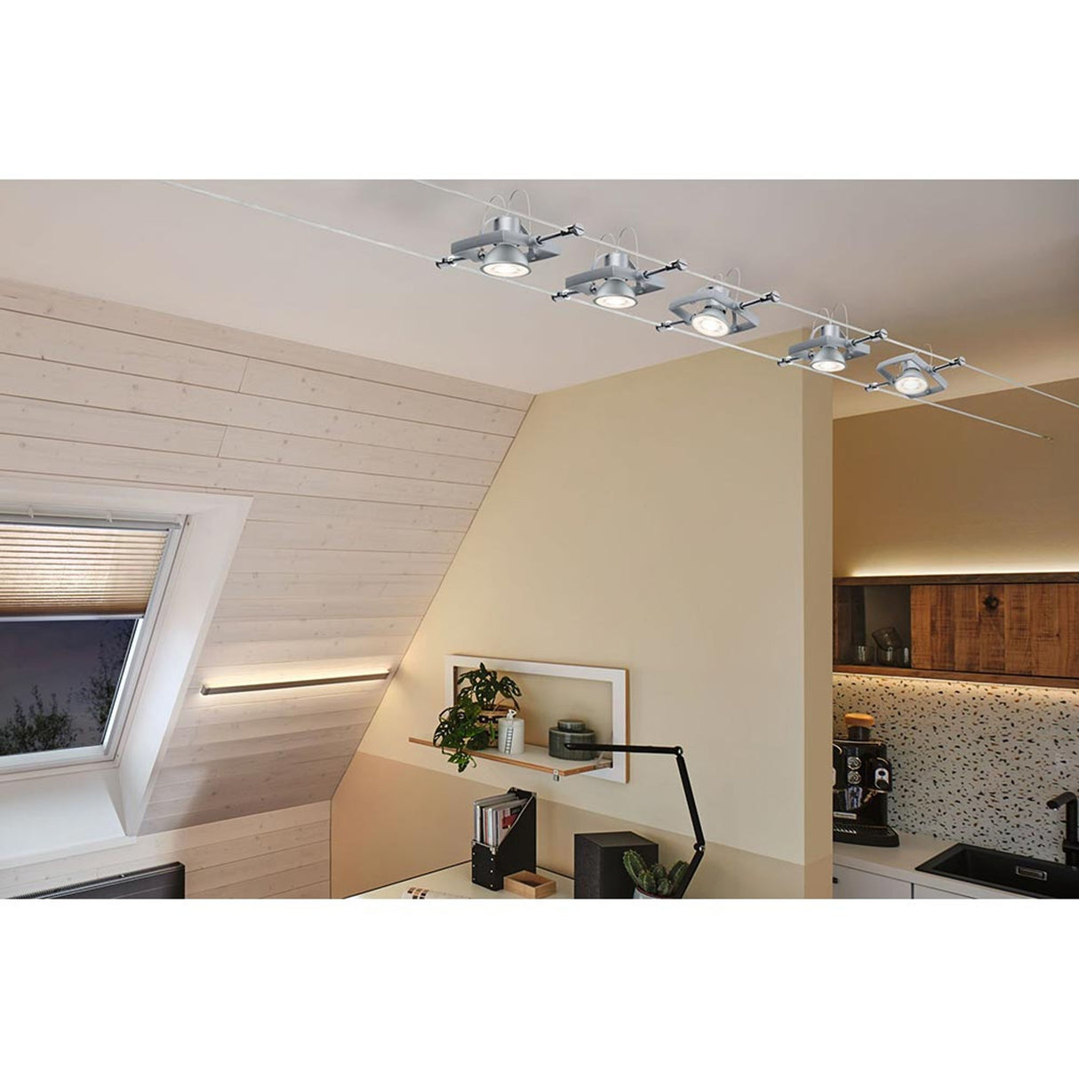 GU5,3 LED 6,5W Reflektor 2700K Warmweiß Chrom-Matt