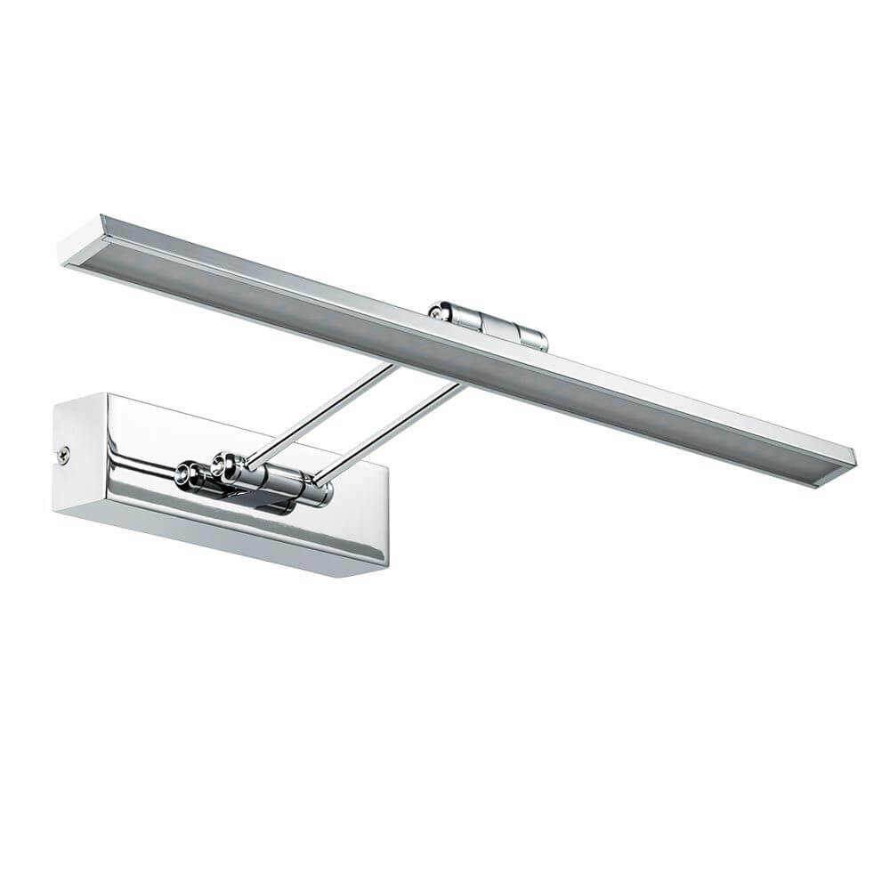Galeria Bilderleuchte LED Beam Fifty 7W Chrom, stilvolle Wandmontage für Kunstwerke, individuell einstellbar.
