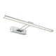 Galeria Bilderleuchte LED Beam Sixty 11W Nickel-Gebürstet zur effektvollen Ausleuchtung von Kunstwerken.