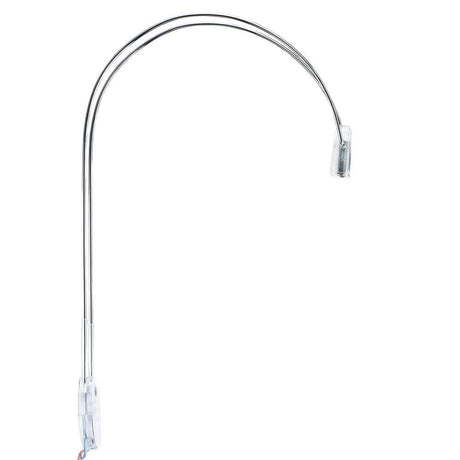 Galeria Spiegelleuchte LED II Chrom 2x4W GU5,3 mit flexiblem, verstellbarem Arm für optimale Ausleuchtung.