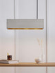 Gantlights B4 LED-Pendelleuchte Beton 56cm dimmbar an einer modernen Inneneinrichtung.