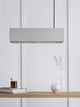Gantlights B4 LED-Pendelleuchte Beton 56cm dimmbar in modernem Interieur über einem Tisch