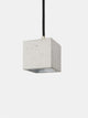 Gantlights B6 Hängelampe Beton, minimalistische Pendelleuchte aus handgefertigtem Beton im modernen Design.
