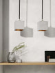 Gantlights B6 Hängelampe Beton: minimalistische Pendelleuchte aus handgefertigtem Beton im modernen Wohnraum.