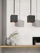 Gantlights B6 Hängelampe Beton, minimalistische Pendelleuchte aus Beton in modernem Wohnraum.