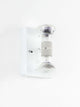 Gantlights B8 Beton Wandlampe rechteckig Up & Down minimalistische Beton-Wandleuchte mit goldener Innenbeschichtung, handgefertigt, warmes Up-Down-Licht