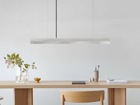 Lampada a sospensione Gantlights C2 LED dimmerabile in cemento 