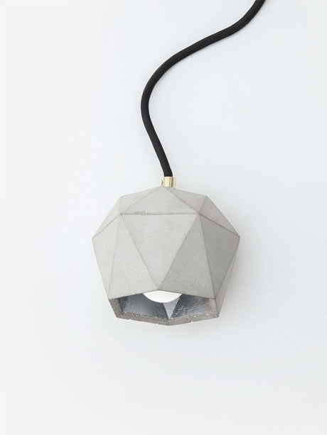 Gantlights T2-Up Tischlampe Beton mit geometrischer Form und hellem Betonkörper