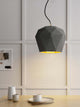 Gantlights T4 Hängeleuchte Beton im modernen, minimalistischen Design aus handgefertigtem Beton mit metallischer Innenbeschichtung.