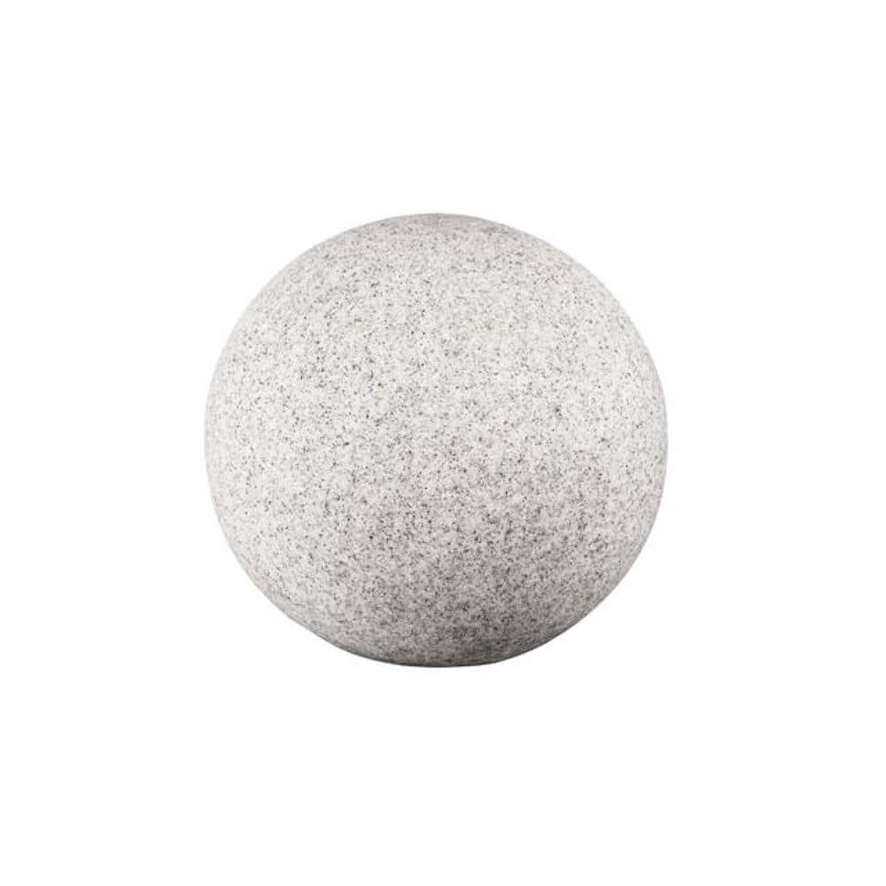 Gartenkugel in Steinoptik Ø 20cm IP65 mit Bodenspieß