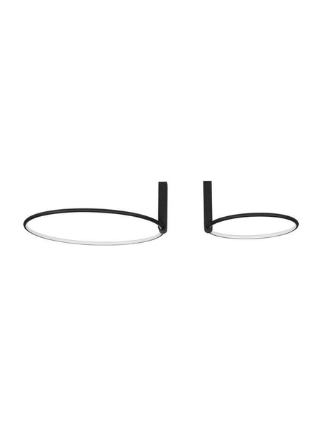 Plafonnier Garve LED à 2 lumières Ø 60 cm 3000K au design moderne, idéal pour le salon et la chambre à coucher.