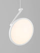 Gea Pendelleuchte Ø 20cm 3000K mit modernem Design und weichem Licht in der Farbe Weiß.