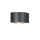 Gela LED Außenwandleuchte Up & Downlight in modernem Schwarz, ideal für Außenbereiche.